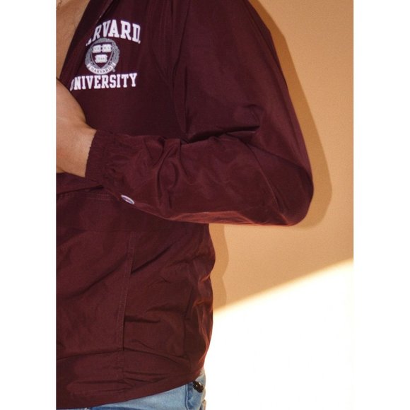 Harvard University Champion Hooded Track Jacket - Picture 3 of 3